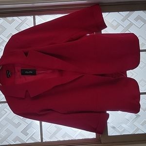 Lipstick pink blazer